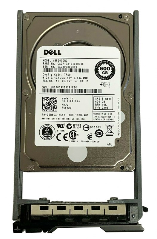 Жесткий диск Dell CA07173-B40300DE 600Gb SAS 2,5" HDD CA07173-B40300DE - фото 31755