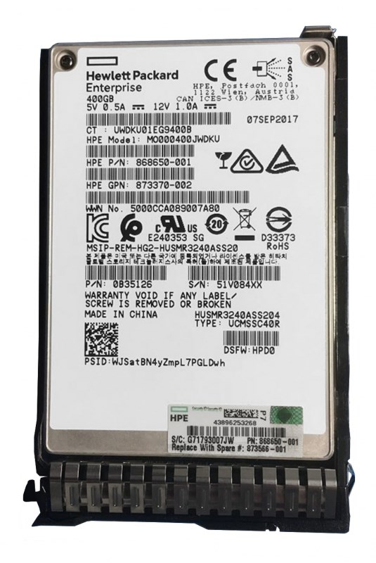 Жесткий диск HP P06576-001 400Gb SAS 2,5" SSD P06576-001 - фото 31770