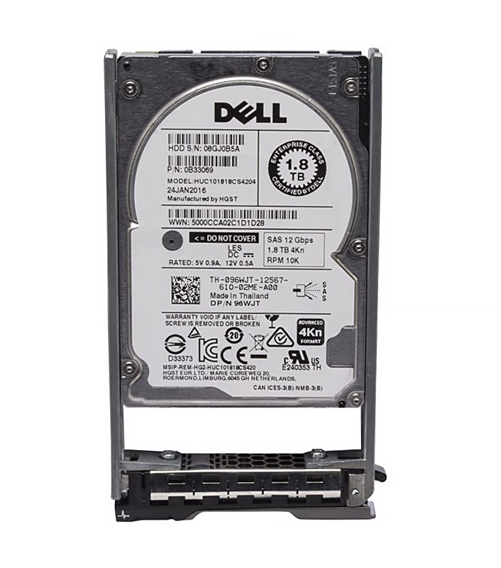 Жесткий диск Dell 0B33069 1,8TB SAS 2,5" HHD 0B33069 - фото 31827