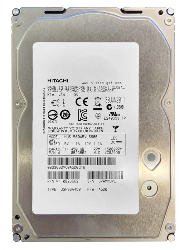 Жесткий диск Hitachi 0B23662 450Gb SAS 3,5" HDD 0B23662 - фото 31862