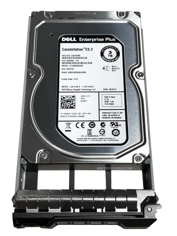 Жесткий диск Dell 6H6FG 3Tb 7200 SAS 3,5" HDD 6H6FG - фото 31992