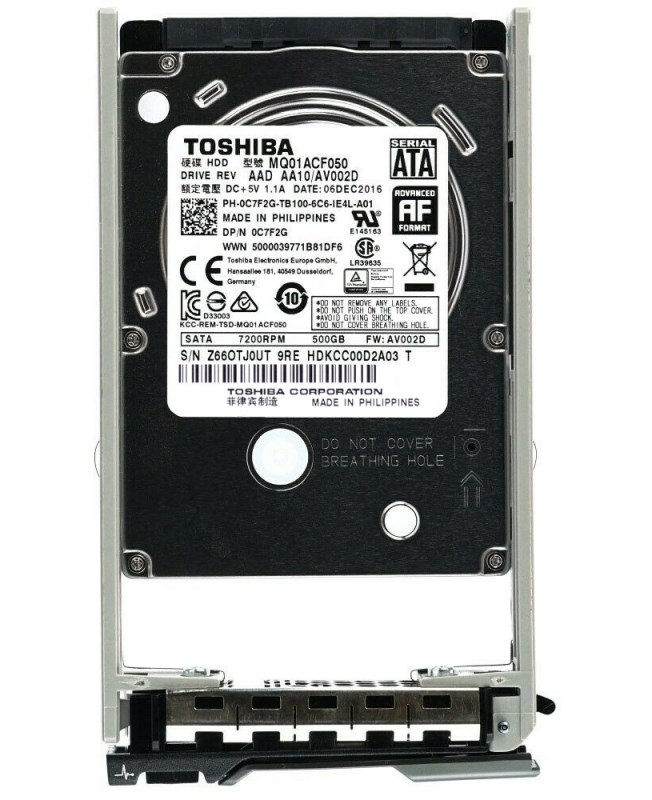 Жесткий диск Dell HDKCC00D2A03 500Gb SATA 2,5" HDD HDKCC00D2A03 - фото 32064