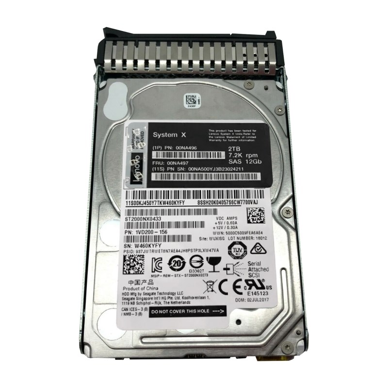 Жесткий Диск Lenovo 00NA500 2TB 7200 SAS 2,5 HDD 00NA500 - фото 32073