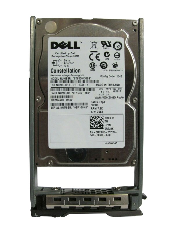 Жесткий диск Dell 9FY246-150 500 Gb SAS 2,5" HDD 9FY246-150 - фото 32097