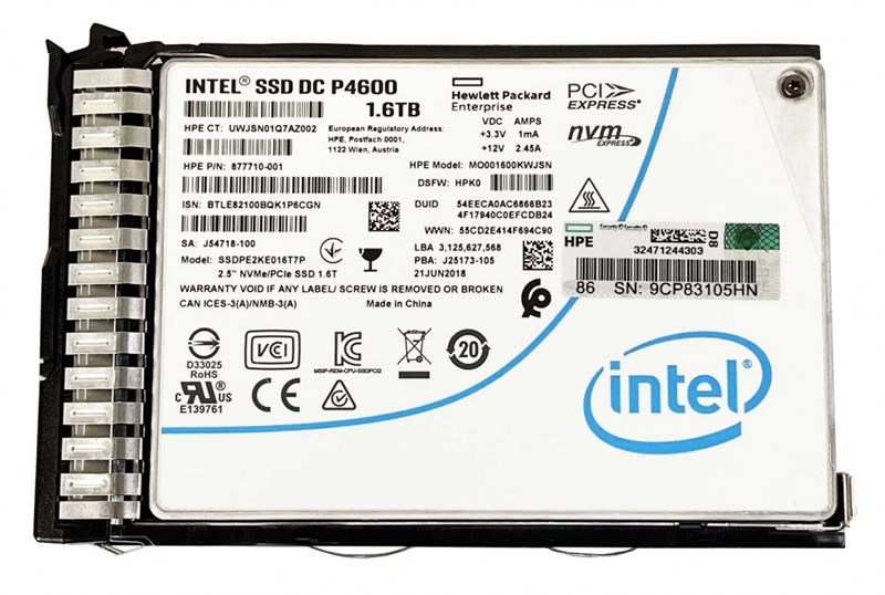 Жесткий диск HP 803197-B21 1,6Tb PCI-E 2,5" SSD 803197-B21 - фото 32150