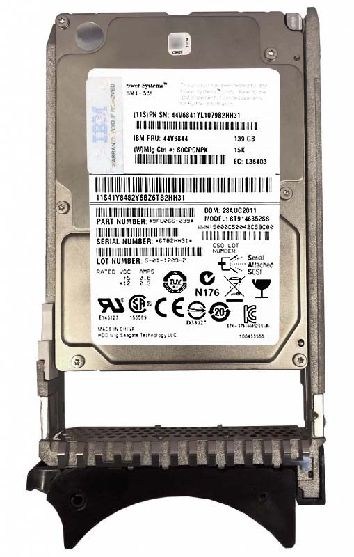 Жесткий диск IBM 44V6844 139Gb SAS 2.5" HDD 44V6844 - фото 32226