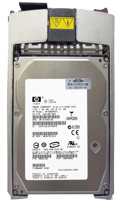 Жесткий диск HP 0B22162 300Gb U320SCSI 3.5" HDD 0B22162 - фото 32250