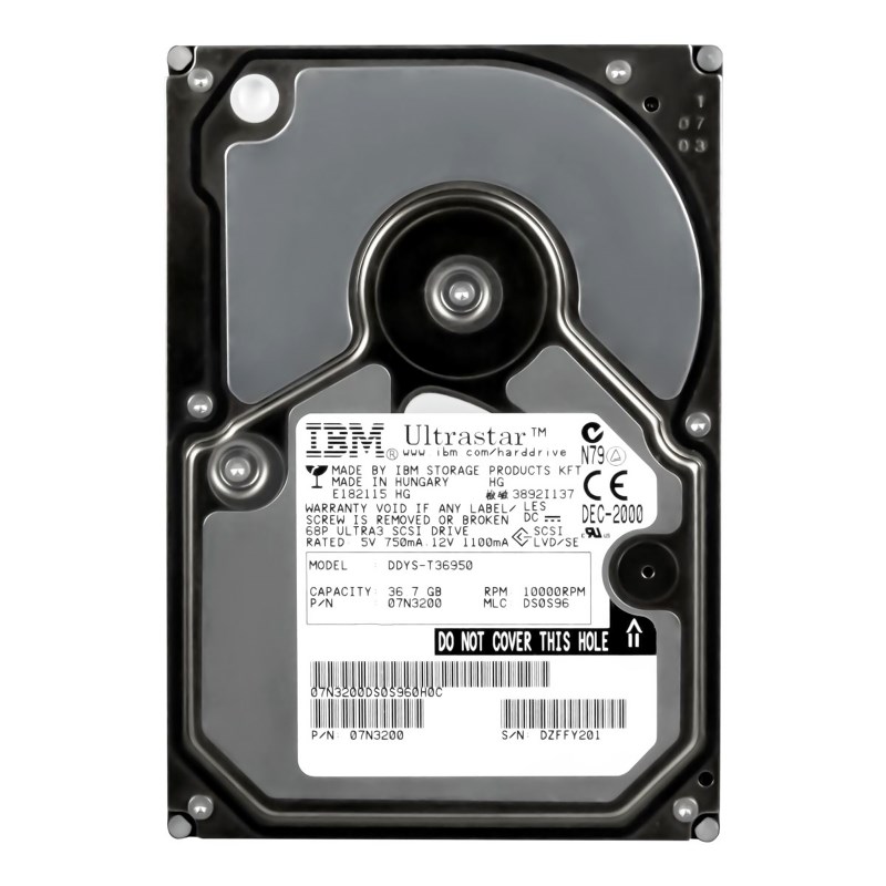 Жесткий диск IBM DDYS-T36950 36,7Gb U160SCSI 3.5" HDD DDYS-T36950 - фото 32286