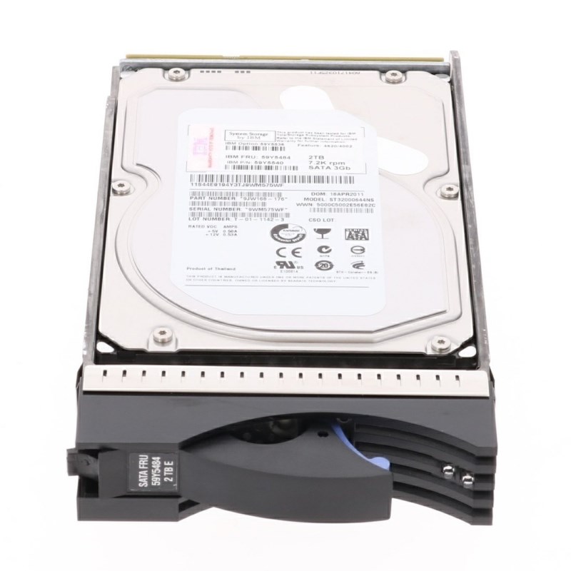 Жесткий диск IBM 59Y5485 2Tb SATAII 3,5" HDD 59Y5485 - фото 32293