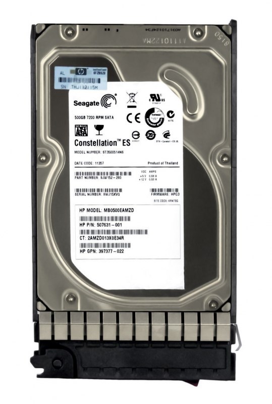 Жесткий диск HP 9JW152-280 500Gb SATAII 3,5" HDD 9JW152-280 - фото 32312