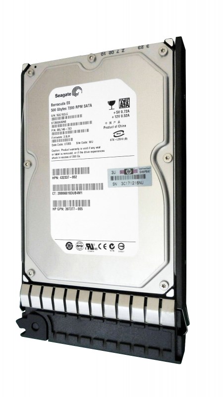 Жесткий диск HP 9BL146-784 500Gb SATAII 3,5" HDD 9BL146-784 - фото 32432