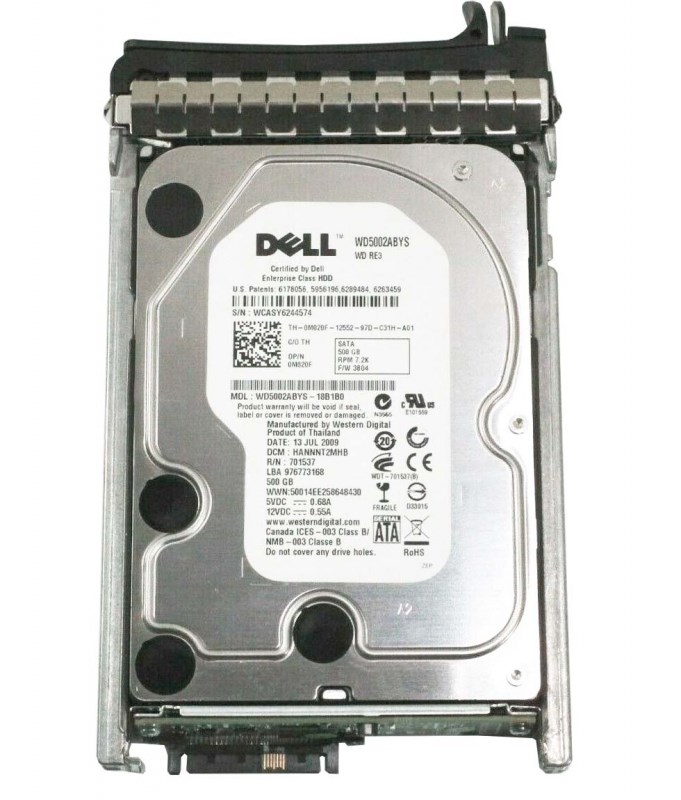 Жесткий диск Dell WD5002ABYS-18B1B0 500Gb SATAII 3,5" HDD WD5002ABYS-18B1B0 - фото 32460