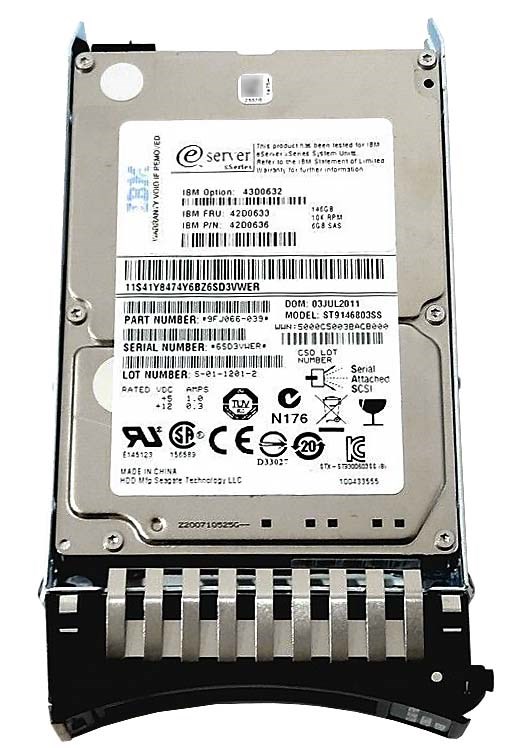 Жесткий диск IBM CA07068-B10900BA 146Gb 10000 SAS 2,5" HDD CA07068-B10900BA - фото 32612