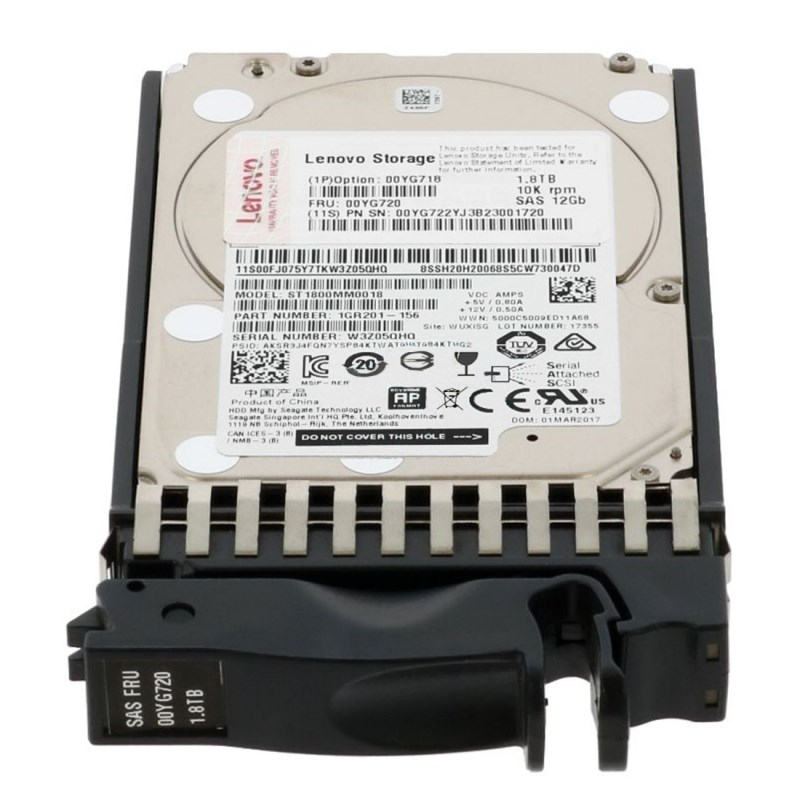 Жесткий диск Lenovo 00YG718 1,8Tb 10000 SAS 2,5" HDD 00YG718 - фото 32630