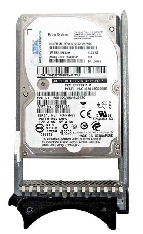 Жесткий диск IBM 43X0829 146,8Gb 10000 SAS 2,5" HDD 43X0829 - фото 32800