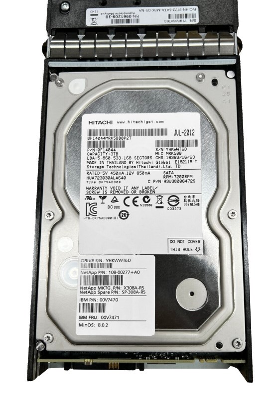 Жесткий диск Network Appliance 108-00277 3Tb SATAIII 3,5" HDD 108-00277 - фото 33178