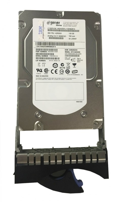 Жесткий диск IBM 44V4435 139Gb 15000 SAS 3,5" HDD 44V4435 - фото 33284