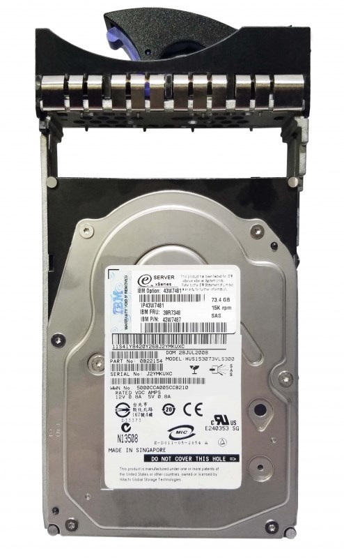 Жесткий диск IBM 43W7487 73,4Gb 10000 SAS 3,5" HDD 43W7487 - фото 33300