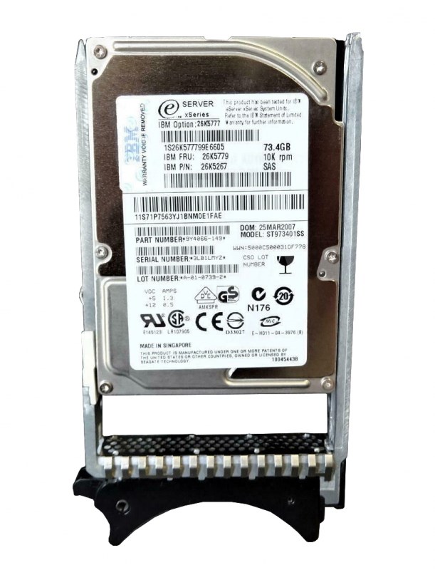 Жесткий диск IBM 40K1191 73,4Gb SAS 2,5" HDD 40K1191 - фото 33317