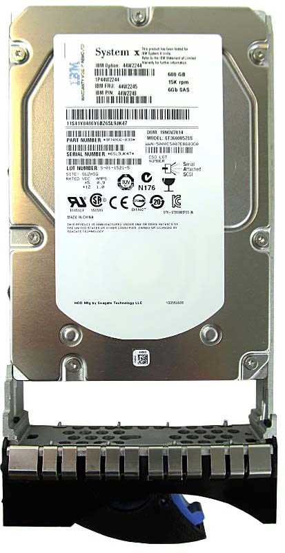 Жесткий диск IBM 0B24484 600Gb SAS 3,5" HDD 0B24484 - фото 33335