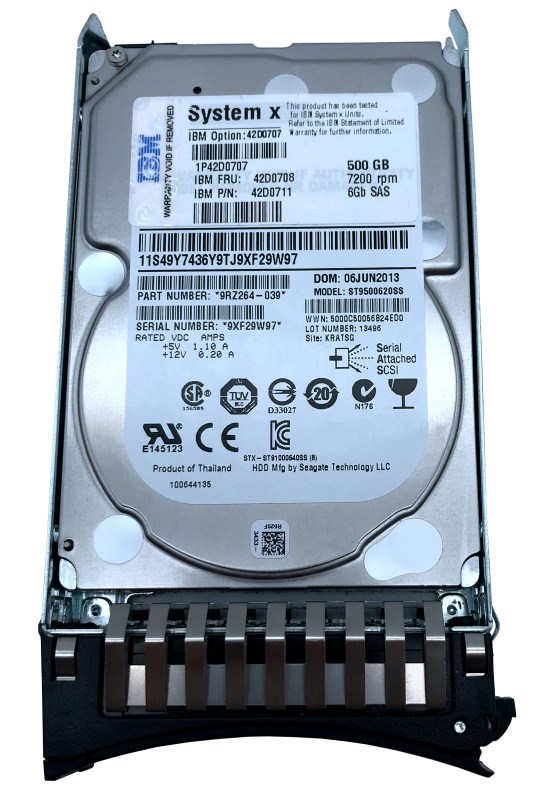 Жесткий диск IBM 9FY246-039 500Gb SAS 2,5" HDD 9FY246-039 - фото 33360