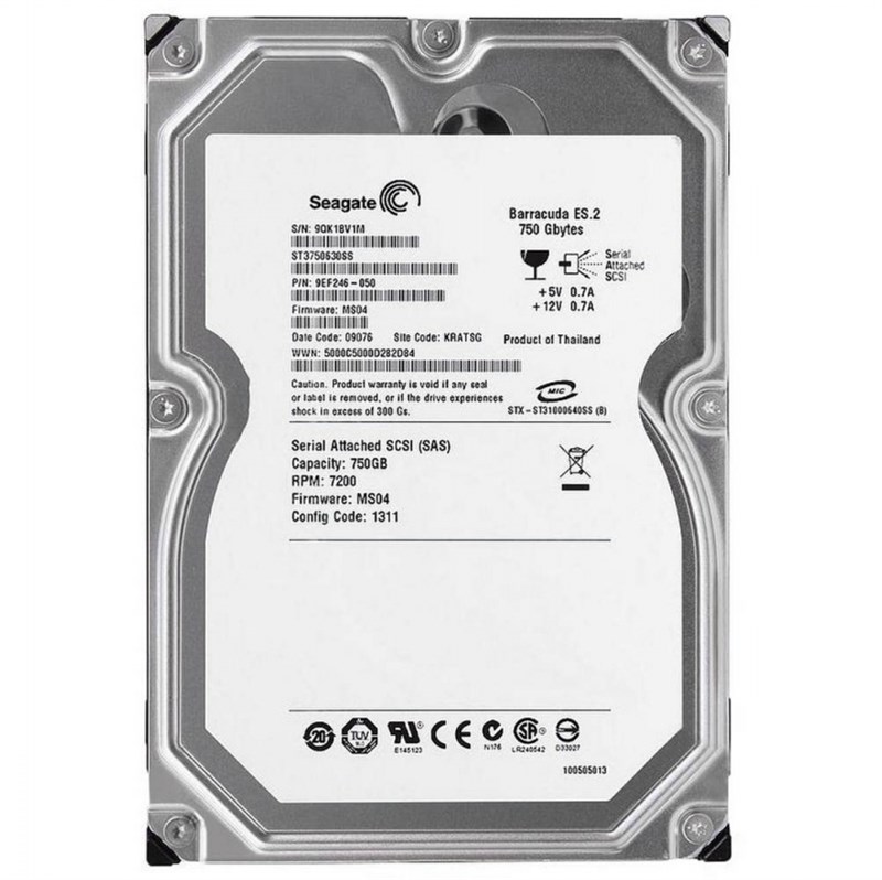 Жесткий диск HP 9EF246-035 750Gb SAS 3,5" HDD 9EF246-035 - фото 33516