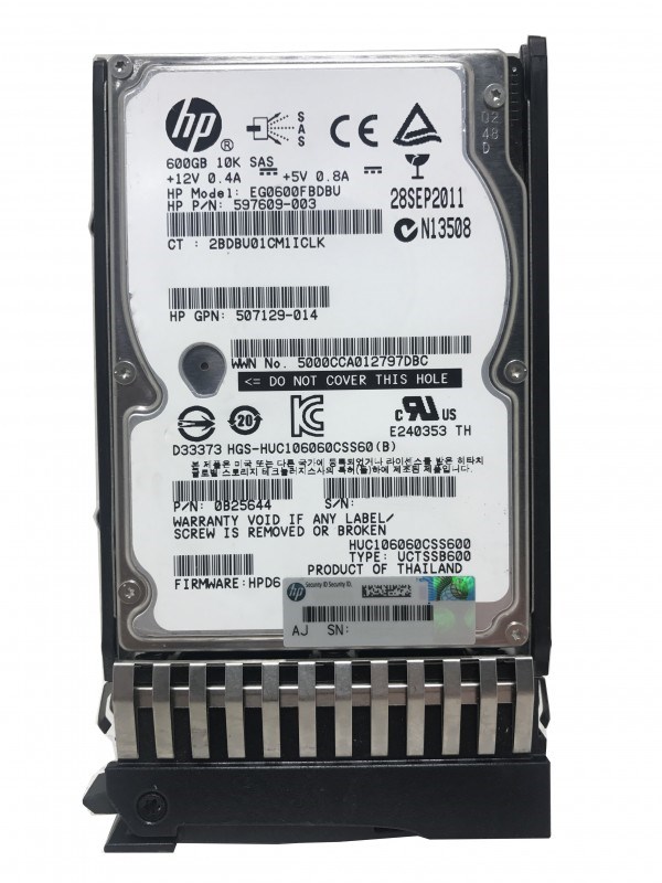 Жесткий диск HP 0B25644 600Gb SAS 2,5" HDD 0B25644 - фото 33621