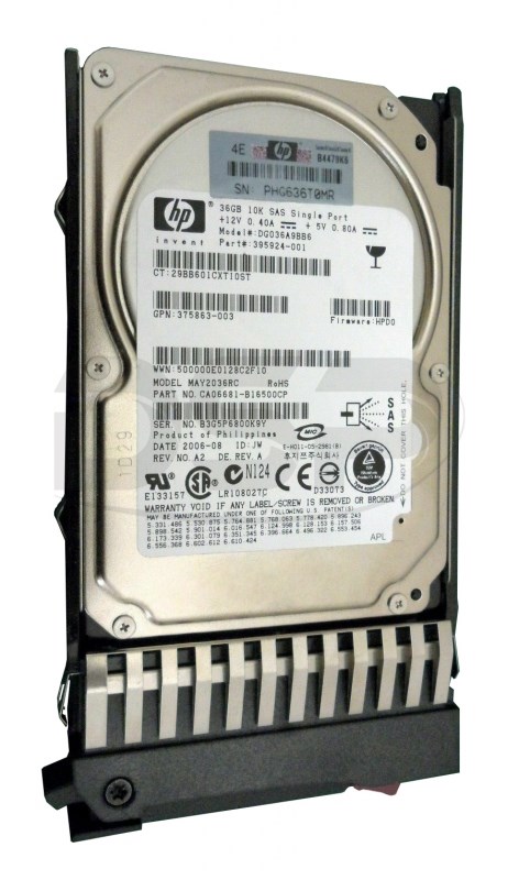 Жесткий диск HP CA06681-B16500CP 36Gb SAS 2,5" HDD CA06681-B16500CP - фото 33686