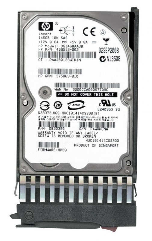 Жесткий диск HP 375863-011 146Gb SAS 2,5" HDD 375863-011 - фото 33848