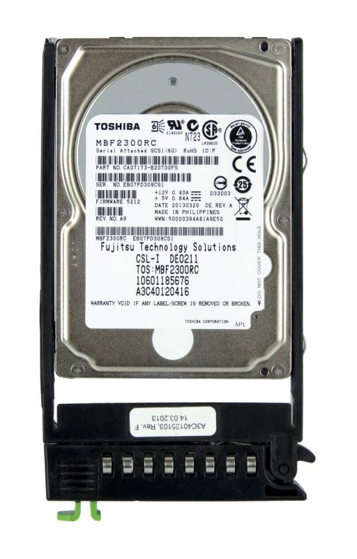 Жесткий диск Fujitsu CA07173-B20700FS 300Gb SAS 2,5" HDD CA07173-B20700FS - фото 33883