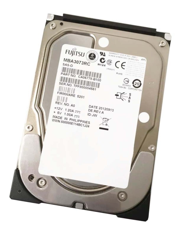 Жесткий диск Fujitsu CA06778-B100 73,5Gb SAS 3,5" HDD CA06778-B100 - фото 33897