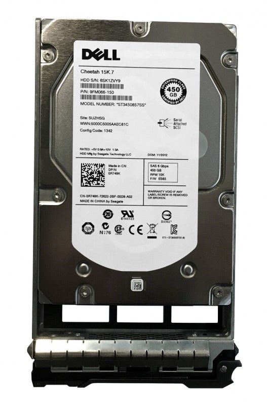 Жесткий диск Dell 9FM066-150 450Gb SAS 3,5" HDD 9FM066-150 - фото 33924