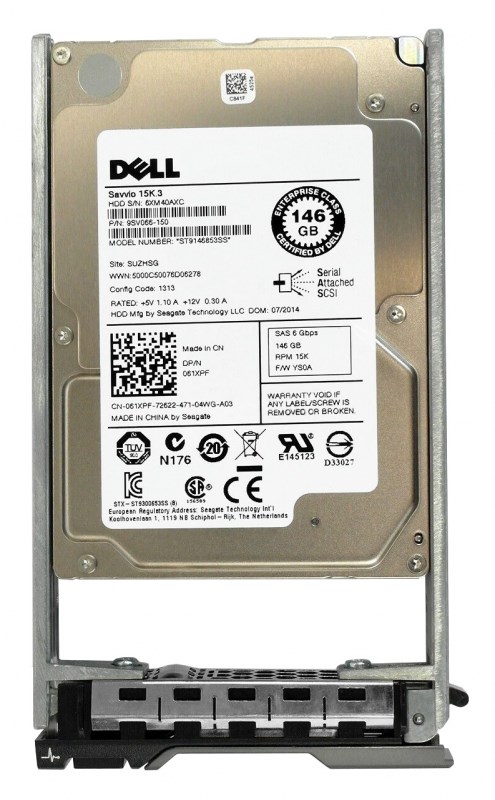 Жесткий диск Dell 061XPF 146Gb SAS 2,5" HDD 061XPF - фото 33930