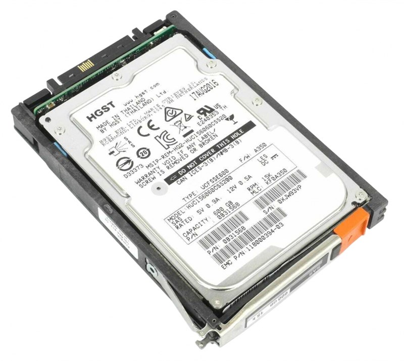 Жесткий диск EMC V4-2S15-600 600Gb 15000 SAS 2,5" HDD V4-2S15-600 - фото 33973