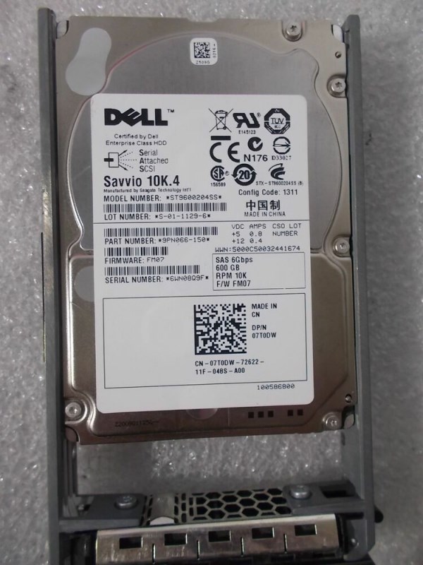 Жесткий диск Dell 9PN066-150 600Gb 10000 SAS 2,5" HDD 9PN066-150 - фото 34002