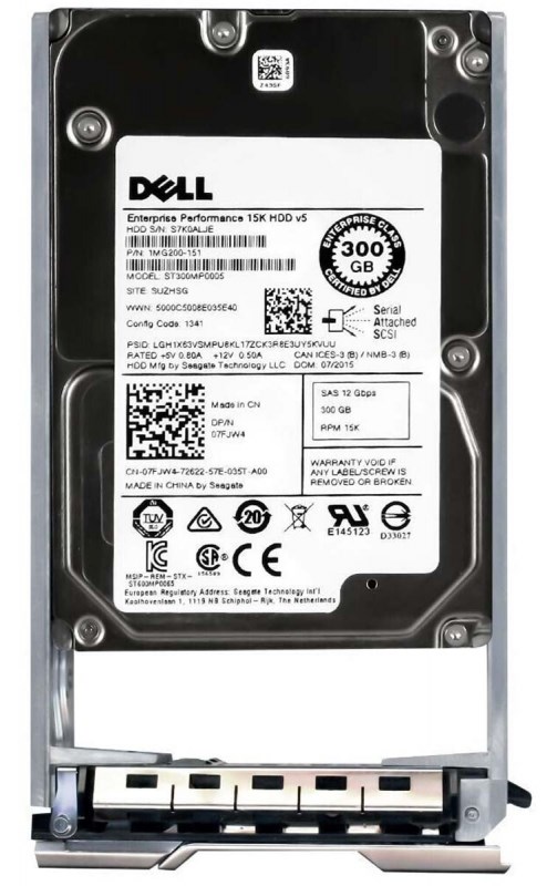 Жесткий диск Dell 1MG200-151 300Gb 15000 SAS 2,5" HDD 1MG200-151 - фото 34003