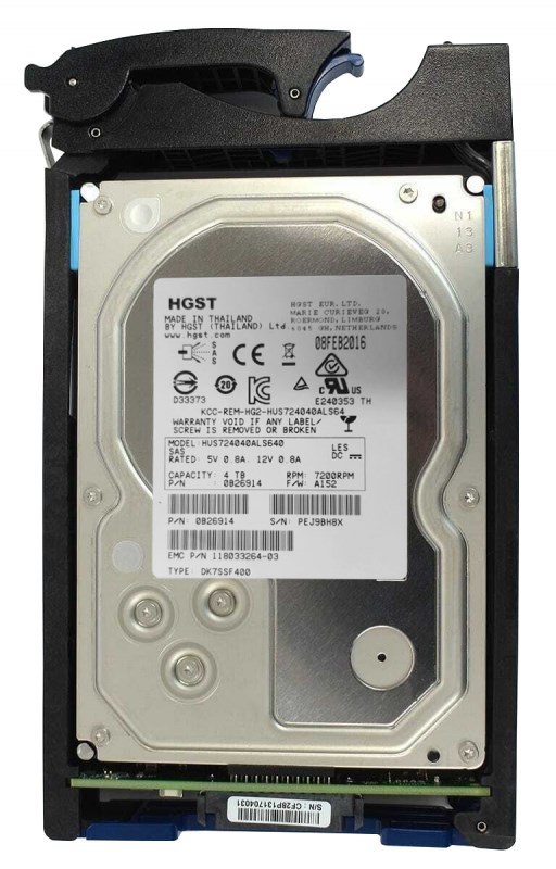 Жесткий диск EMC 118033264-03 4Tb Fibre Channel 3,5" HDD 118033264-03 - фото 34246