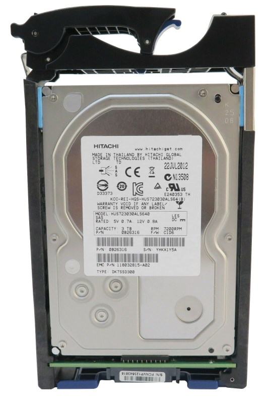 Жесткий диск EMC 0B26316 3Tb Fibre Channel 3,5" HDD 0B26316 - фото 34255