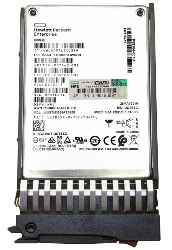 Жесткий диск HP 802584-B21 800Gb SAS 2,5" SSD 802584-B21 - фото 34311