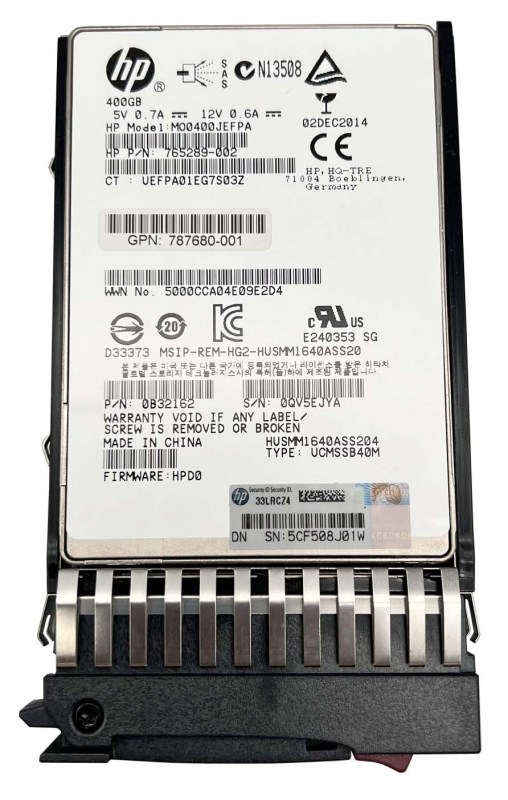 Жесткий диск HP 741140-B21 400Gb SAS 2,5" SSD 741140-B21 - фото 34383