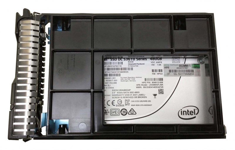 Жесткий диск HP 738347-B21 480Gb SATAIII 3,5" SSD 738347-B21 - фото 34441