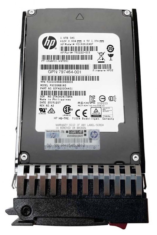 Жесткий диск HP 797464-001 1,6Tb SAS 2,5" SSD 797464-001 - фото 34994