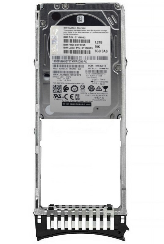 Жесткий диск IBM 01YM862 1,2Tb 10000 SAS 2,5" HDD 01YM862 - фото 35018