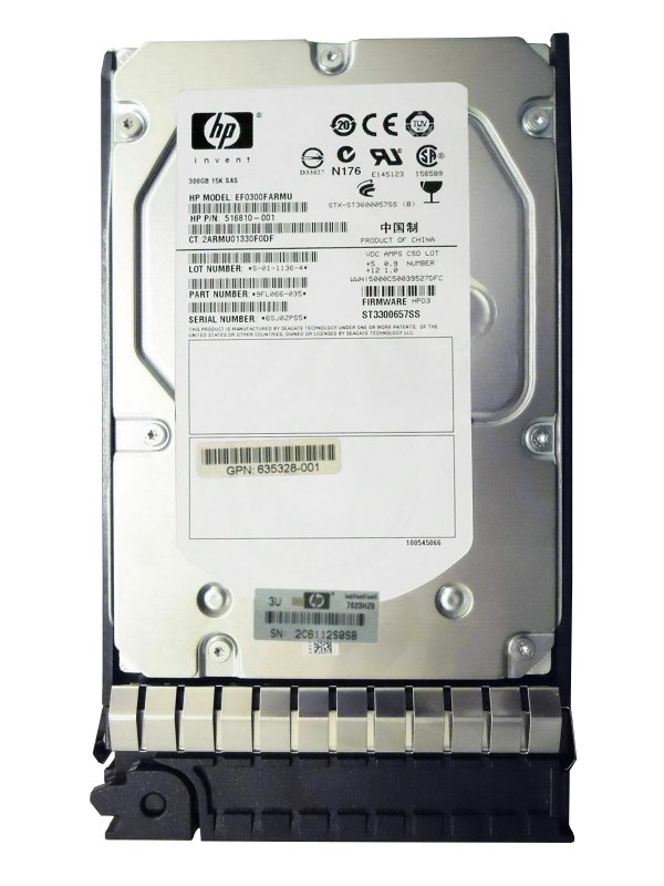 Жесткий диск HP 9FL066-035 300Gb 15000 SAS 3,5" HDD 9FL066-035 - фото 35057