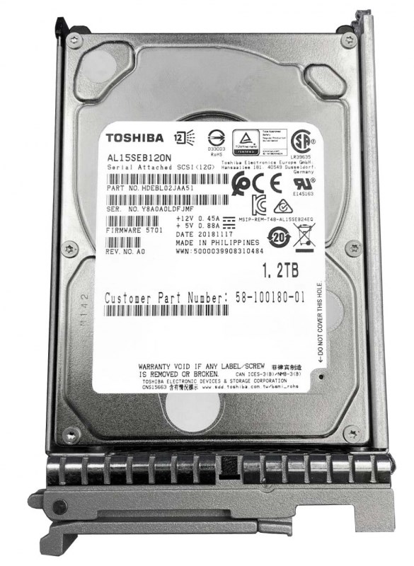 Жесткий диск Cisco HDEBF01JAA51 1,2Tb 10000 SAS 2,5" HDD HDEBF01JAA51 - фото 35077