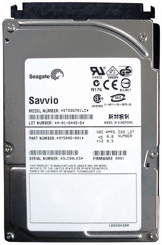 Жесткий диск Seagate 9Y5006 36,7Gb 10000 SCSI 2,5" HDD 9Y5006 - фото 35164