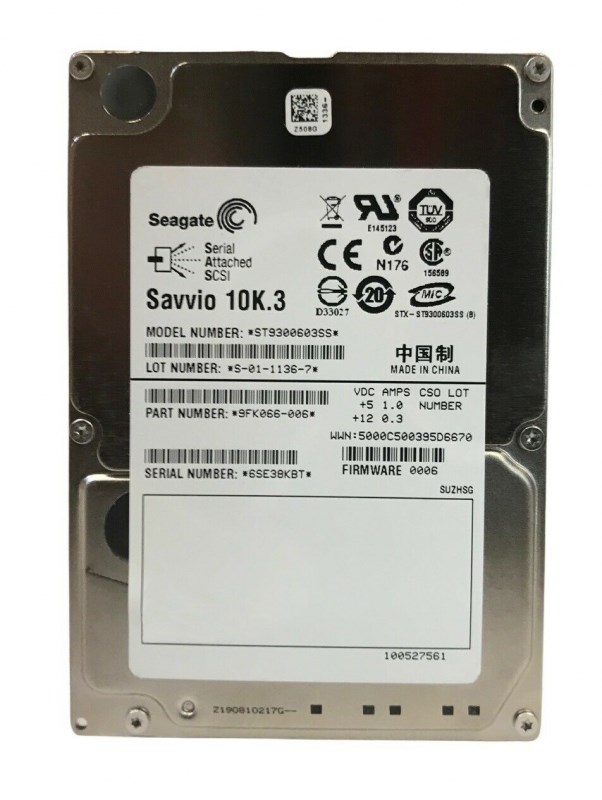 Жесткий диск Seagate 9FK066 300Gb SAS 2,5" HDD 9FK066 - фото 35173