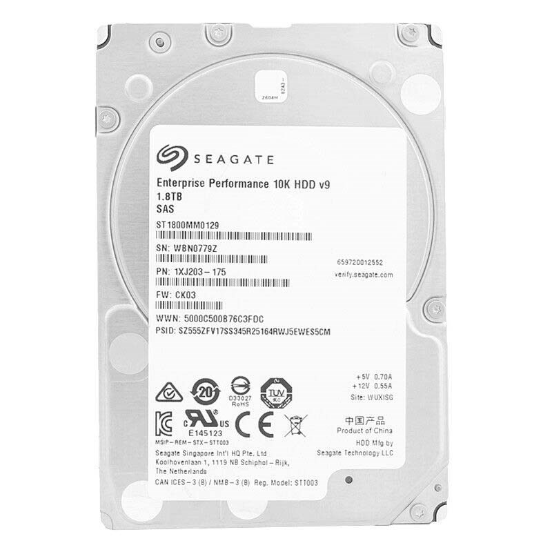 Жесткий диск Seagate 1XJ203 1,8Tb 10000 SAS 2,5" HDD 1XJ203 - фото 35260