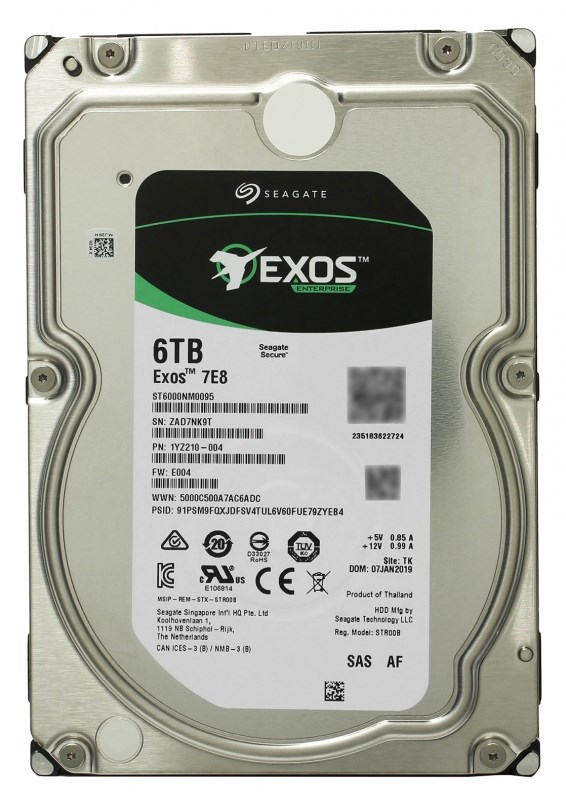 Жесткий диск Seagate 1YZ210 6Tb 7200 SAS 3,5" HDD 1YZ210 - фото 35281