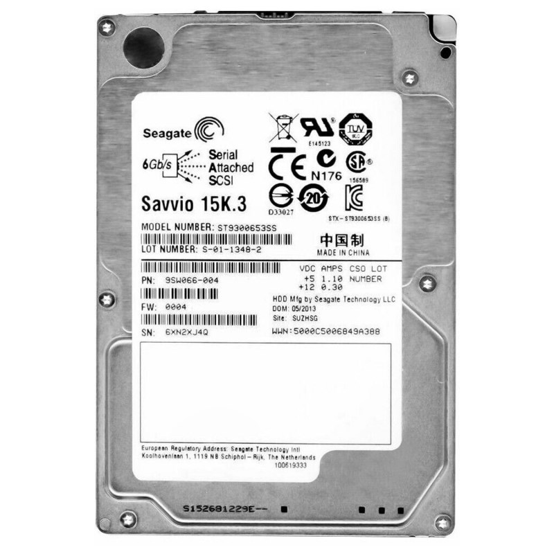 Жесткий диск Seagate 9SW066 300Gb SAS 2,5" HDD 9SW066 - фото 35291